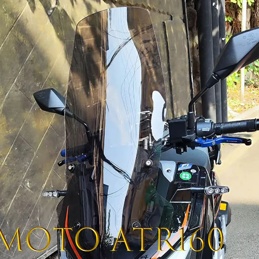Suitable for QJ Moto ATR160 160ATR ATR 160 QJmot Motorcycle Front Windshield Heightening Front Windshield Deflector Accessories