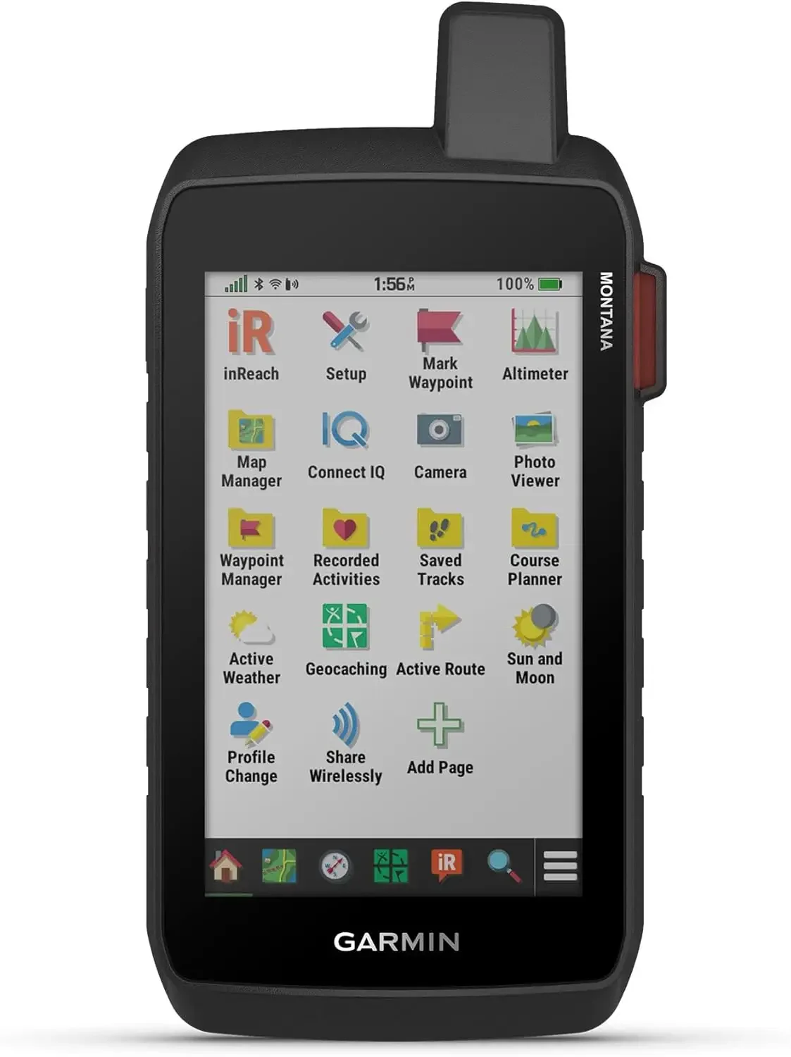 

Technology for SOS and 2-way Texts in Remote Areas, 5” Touchscreen, 8MP Camera, Satellite Imagery and Maps for Road or Trails