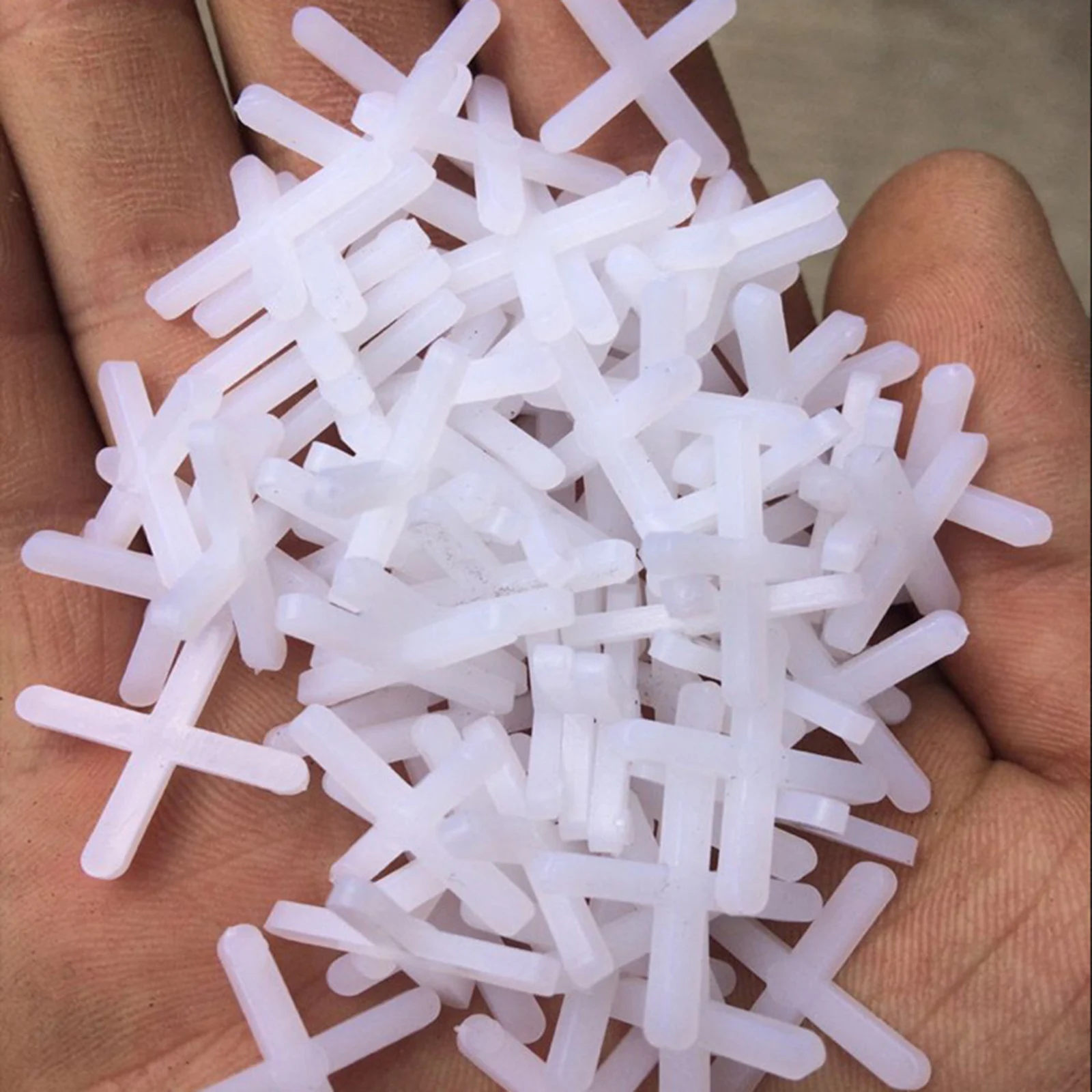 500 Pcs White Tile Leveling Spacers Shim for Floor or Wall 1/8