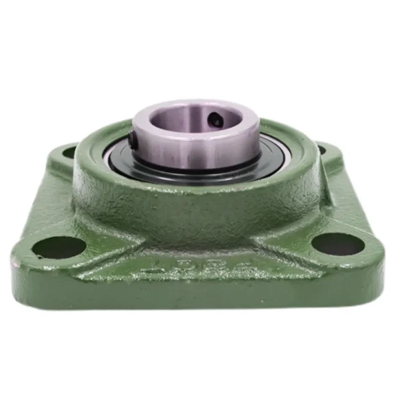 1PC UCF201/UCF202/UCF203/UCF204/ Housing 4 Bolt Mounted Bearing Bore Square Flange Pillow Block