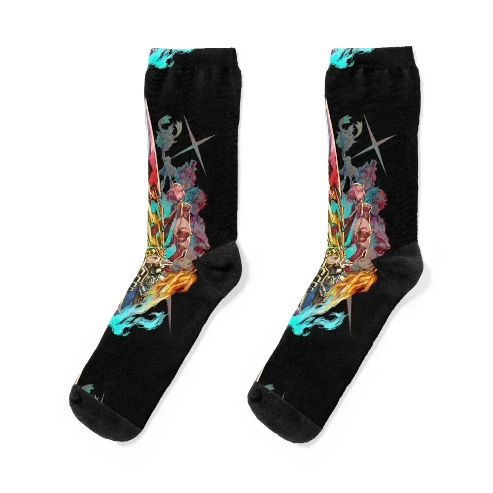 

Xenoblade Chronicles 2 - Team Socks Stockings compression Non-slip valentine gift ideas Socks For Girls Men's
