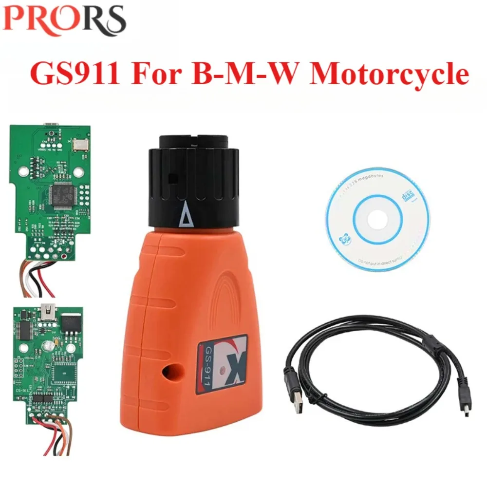 2024 Professional GS-911 V1006.3 for B-M-W Motocycle Car Diagnostic Tool Emergency OBD Code Reader Scanner GS911 Engine Analyzer