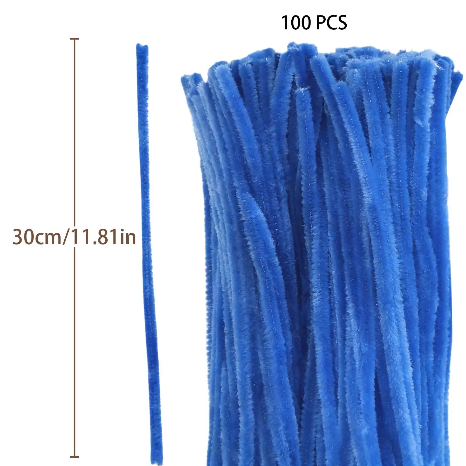 Picture 7: Chenille Stem Pipe Kids DIY Creative Toys Chenille Sticks Cleaners Kindergarten Educational Handmade Material Plush Strips
