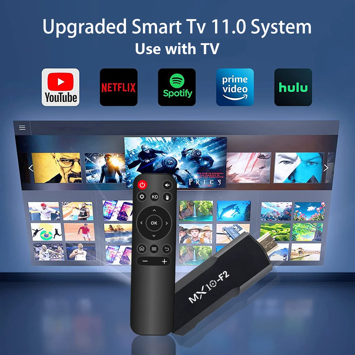 tv sticks 1gb 8gb 1 unit android 2024 stb mx10 F2 tv box android