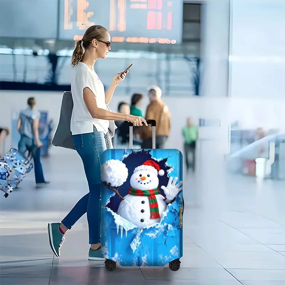1-unidade-de-capa-para-mala-com-estampa-de-boneco-de-neve-natalino-para-malas-de-18-a-32-polegadas-acessorios-de-viagem-elasticos-e-protetores-contra-poeira