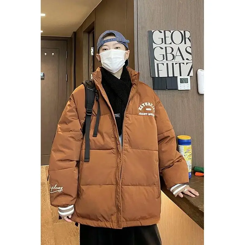 

Гонконгский пуховик с вышивкой Jaet, модное хлопковое стеганое пальто, ретро-дизайн, пара, зимний хлеб, модная корейская версия