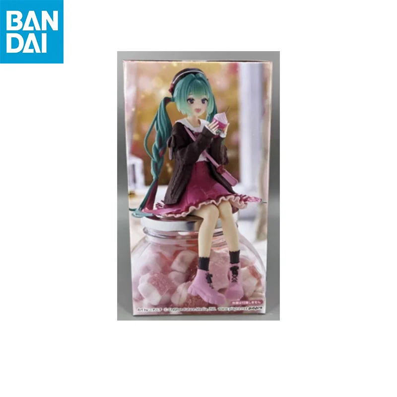 本物の初音ミクホームヌードルストッパー秋の約束ピンク-pvc-アニメアクションフィギュアモデルおもちゃギフトコレクター在庫ありオリジナル