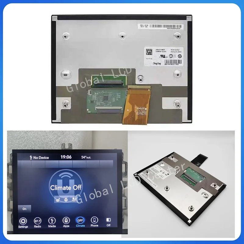 LA084X01-SL01 LA084X01-SL02 LA084X01-SL03 Original New 8.4 inch LCD Display Screen For Jeep compass 2018 VP4R 2017-2021