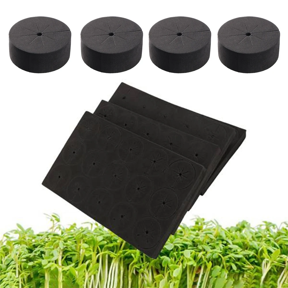 19 Types Hydroponic Soilless Mesh Net Basket Plant Grow Nursery Cup and Sponge for Garden Greenhouse Planting Growing