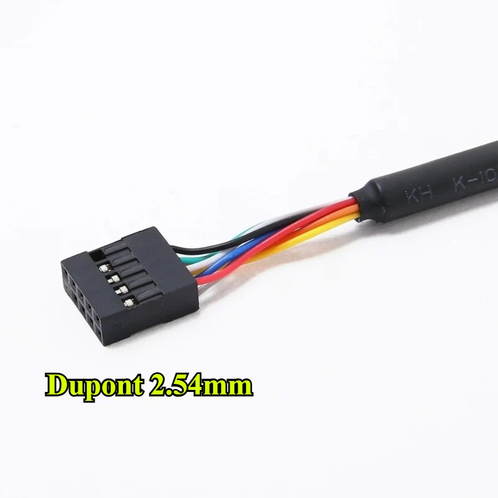 Dual USB 2.0 Type A Female Head To Motherboard 9 Pin Header Dupont 2.54mm/Dupont 2.0mm/2 PH2.0mm 4Pin Cable Length 30/50CM