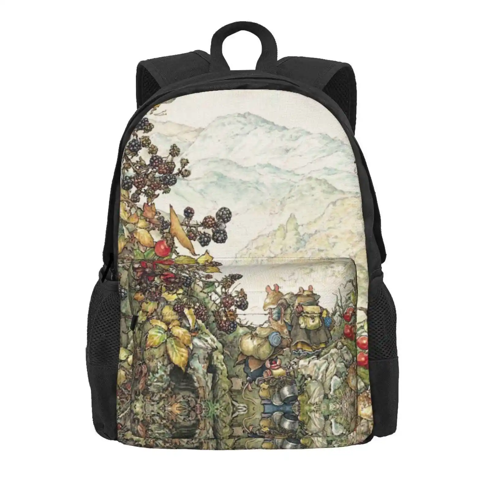 Walk To The High Hills Hot Sale Schoolbag Backpack Fashion Bags Brambly Hedge Jill Barklem English Quintessential British