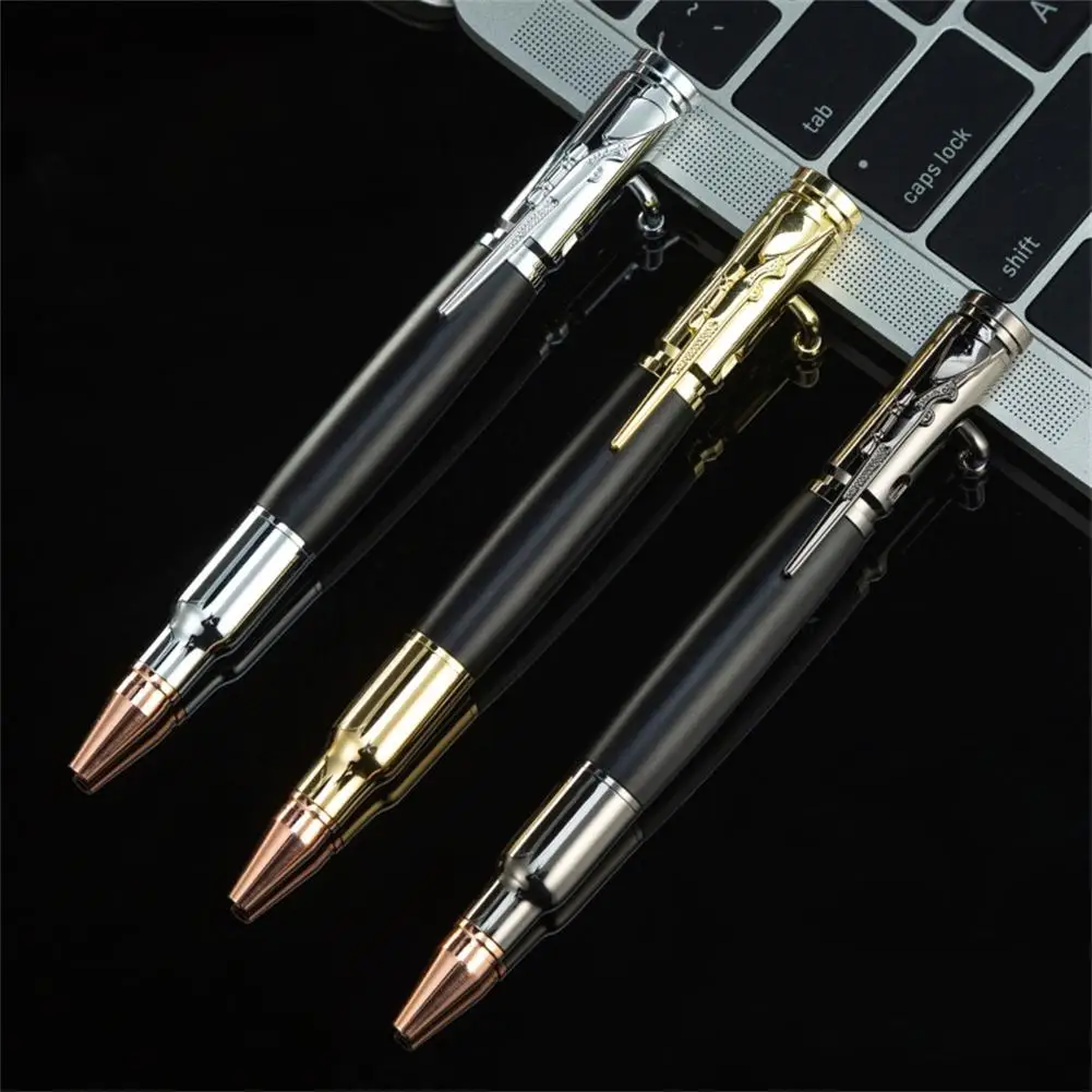 1.0mm Bolt Action Pen Multifunctional Metal Ballpoint Pen For Students Teacher Manager Lawyer Professor School Office Supplies