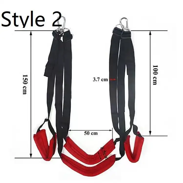 4 Warna 2 Gaya Nilon Ayunan Manset Pergelangan Kaki Budak Lembut Furnitur Seks Fetish Perban Ayunan Mainan Erotis Permainan Pasangan