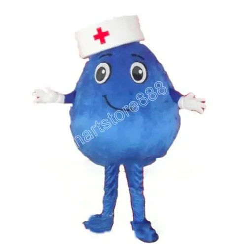 

New Adult Hot Sale Foam blue nurse Fancy Cartoon Mascot Costume Plush Christmas Fancy Dress Halloween Mascot Costume