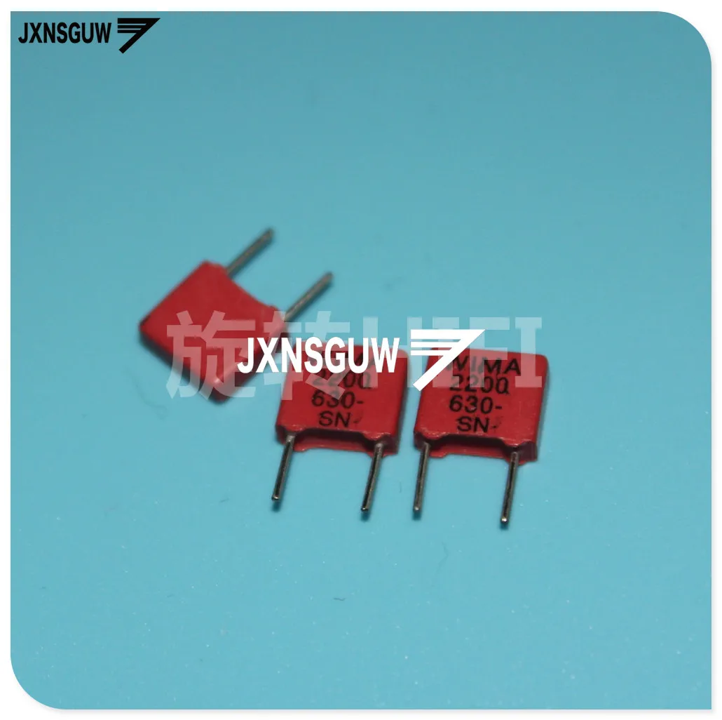 10PCS WIMA MKP2 2200PF 3900PF 10NF 15NF 22NF 68NF 100NF 630V 100V 250V Fever film capacitor RED