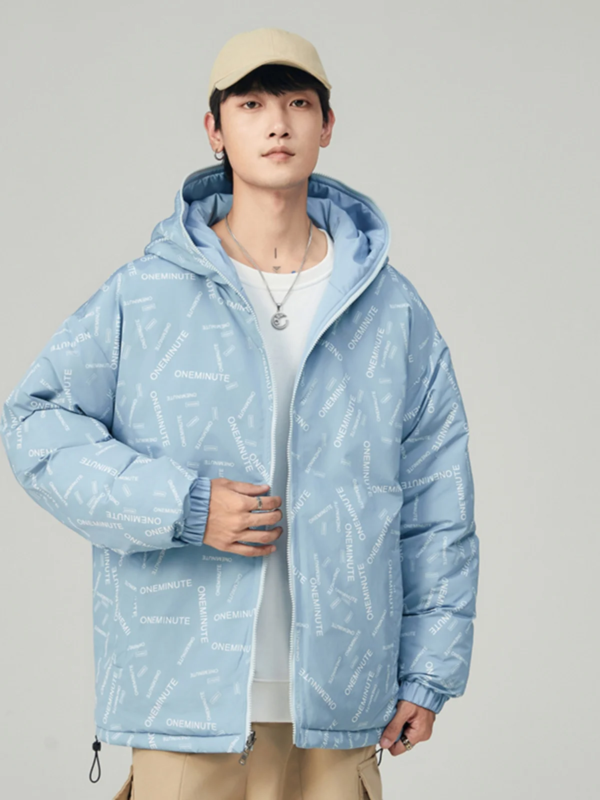 Cappotto invernale con cappuccio indossabile double face in cotone Jaet 300 Pou American Sle da donna taglie forti Coppia abbinata a tutte le stagioni