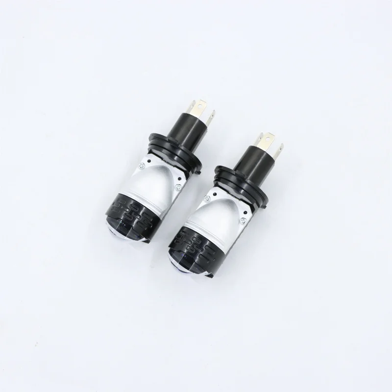 For Vehicles: H4 Dual LED Projector Lens Headlight Kits (LHD), 100W 12000LM 6000K, with Integrated High & Low Beam