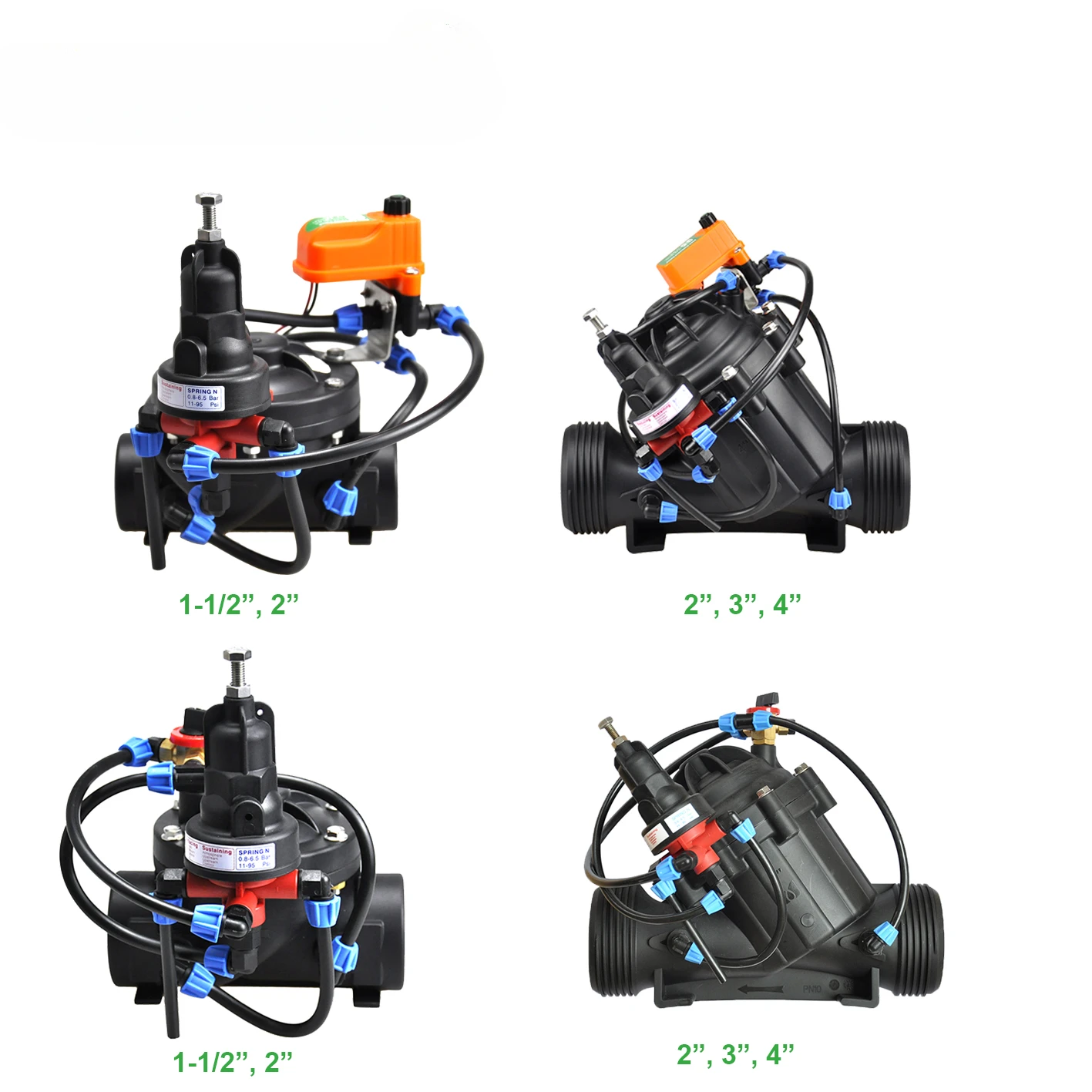 3 Inch Three Ways Manual Hydraulic Pressure Reducing Solenoid Valve for Drip Irrigation System