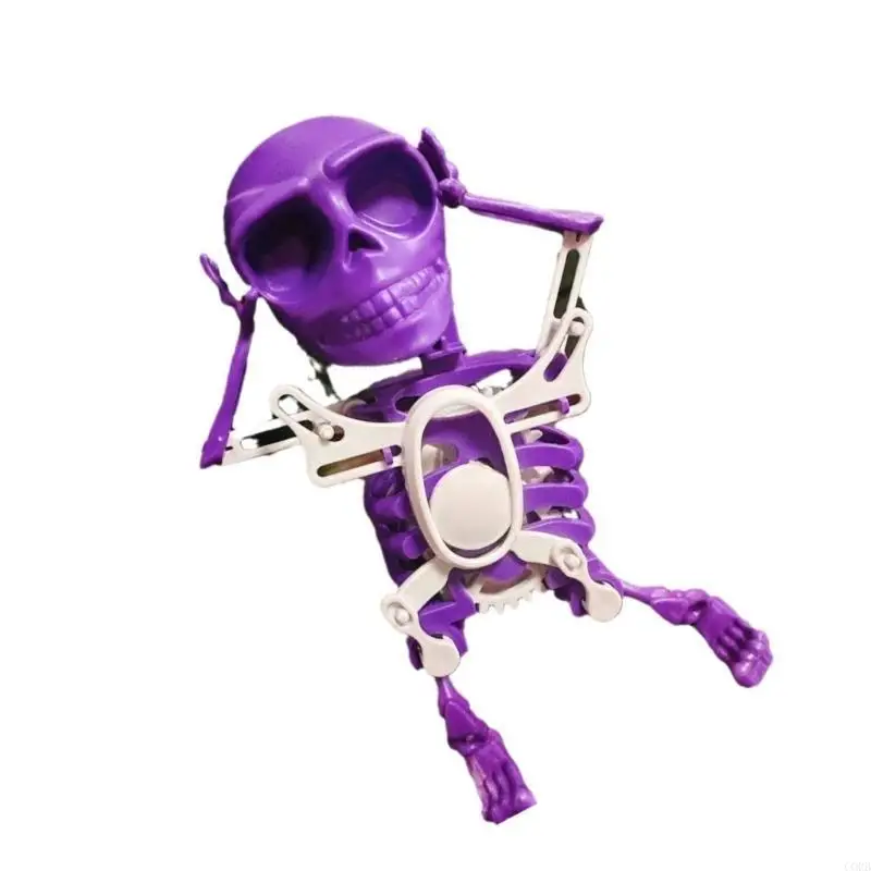 CORB Adult Collection Funny Wind up Toy Plastic Dancing Skeleton Toy Halloween Toy