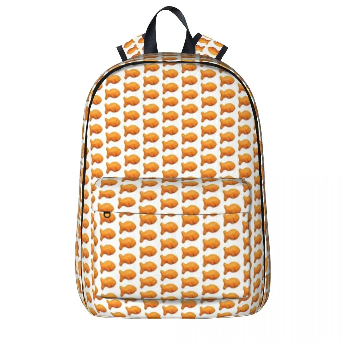 Goldfish Cracker mochila de gran capacidad para estudiantes, bolso de hombro para computadora portátil, mochila de viaje a la moda, mochila escolar