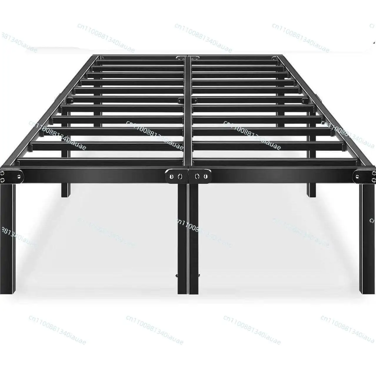 Wrought Iron  Double Bed Household Reinforced Iron Bed Single Iron Frame Bed Thickened Simple and Modern