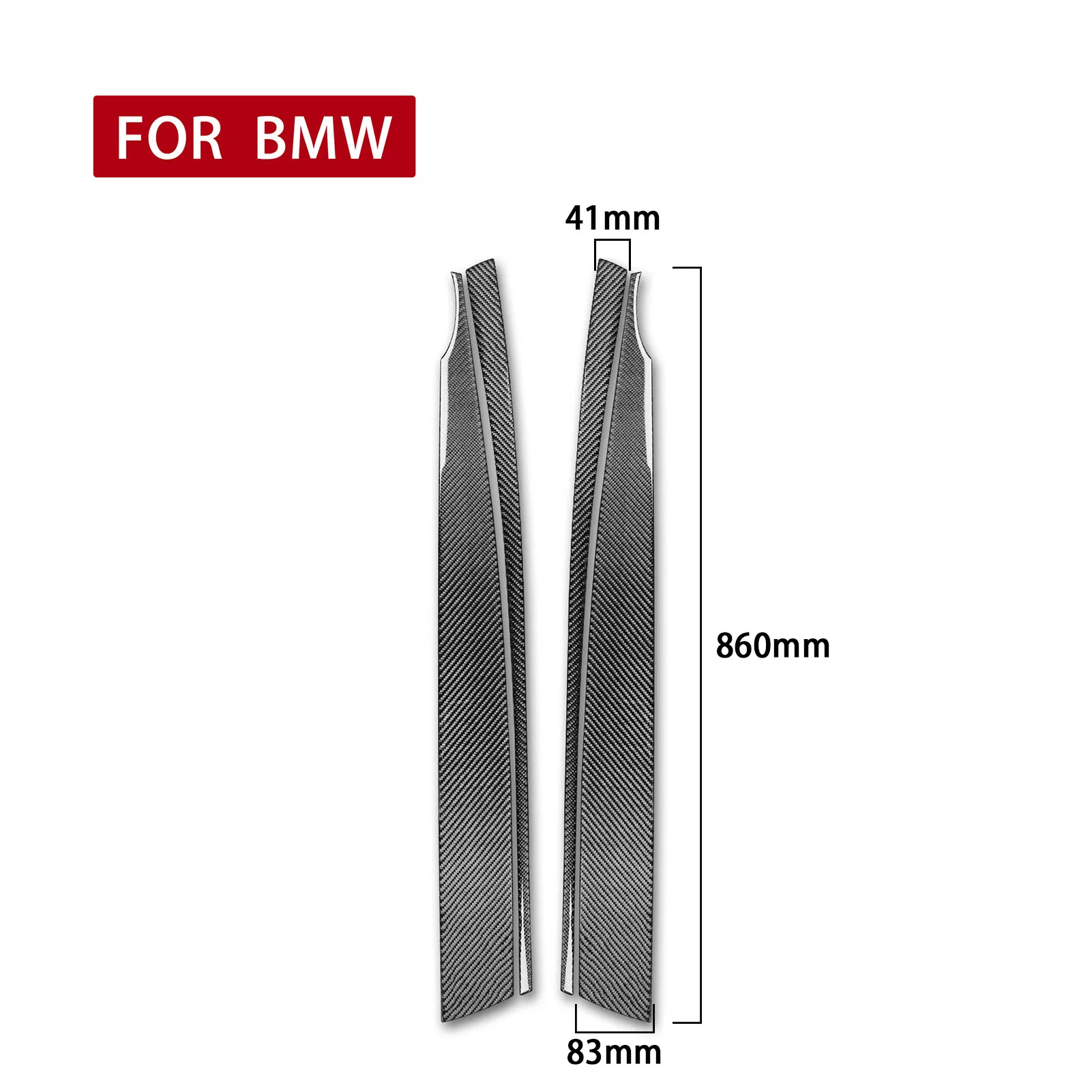 For BMW Z4 E85 2003-2008 Carbon Fiber Inside Door Upper Panel Trim Cover Car Accessories Interior Decorative Sticker