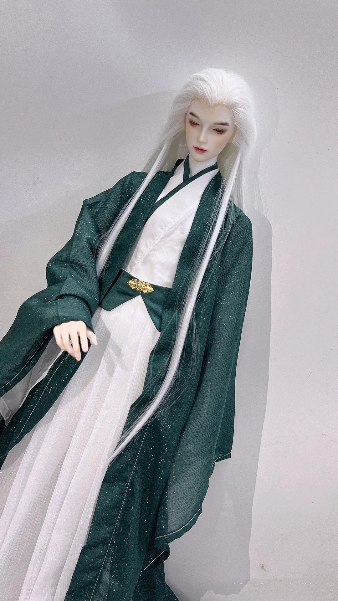 1/6 1/4 skala 1/3 BJD kostum kuno gaun Hanfu jubah Samurai pakaian untuk BJD/SD MSD SD13 ID72 paman aksesoris boneka A2128