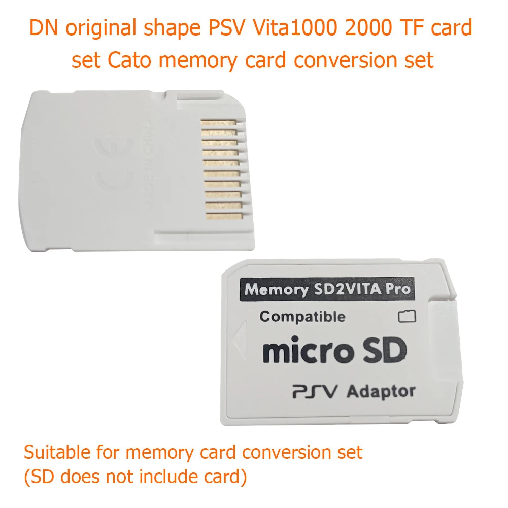SD2VITA إصدار 6.0 محول بطاقة ذاكرة لـ PS Vita Henkaku 3.65 حامل بطاقة ذاكرة رقمية آمنة صغيرة ملحقات ألعاب