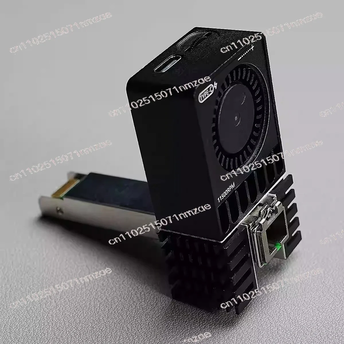 For Light Cat Rod Photoelectric Conversion All Aluminum Heat Sink 11500Rpm Speed Control Fan E G PON ODI SFP Suitable