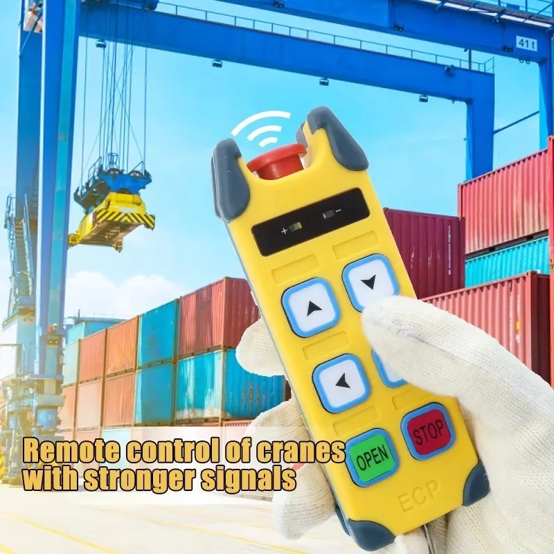 4 Buttons 12v 24v Long Distance Crane Industrial Wireless Remote Control for Material Handling