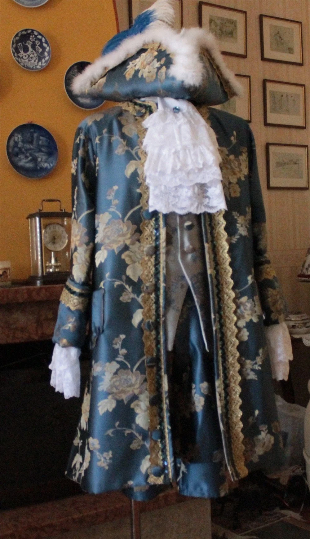 18th Century Costume Men Victorian Rococo Baroque French Court Prince Nobleman Costume 1700s British Colonial Costume Ball Gown