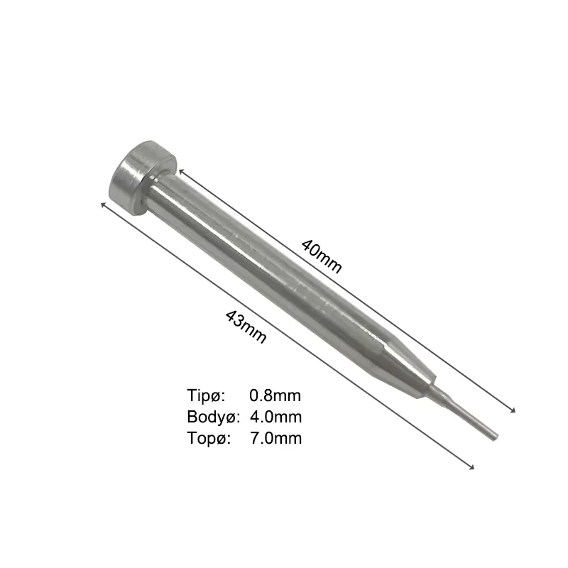 10Pcs 0.4mm Replacement Tips for Watch Band Link Remover Tool – Stainless Steel Pin Punch Refill