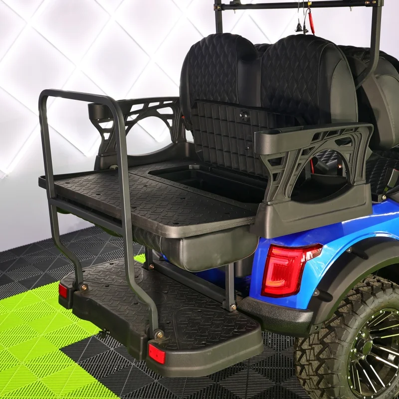 مبيعات المصنع المباشرة الموثوقة: 2/4/6/8 مقاعد، دفع رباعي، عالي السرعة، 5 كيلو وات بالجملة 7 كيلو وات 4WD عربة جولف كهربائية بإطار من سبائك الألومنيوم #5
