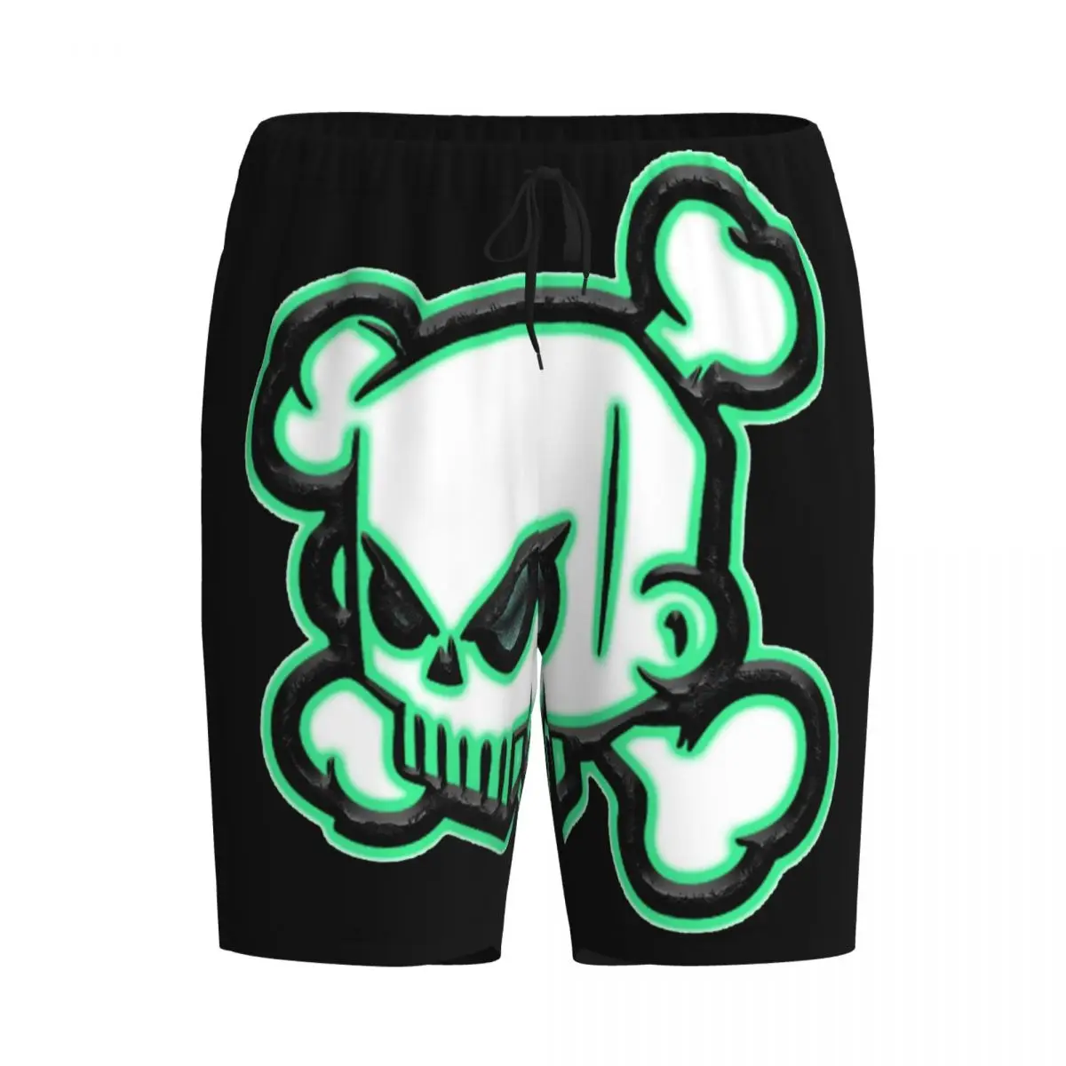 Custom Ken Block Acrylic Skull Shorts Sleeping Pants Men Pajama Pants Lounge Sleep Sleepwear Bottoms
