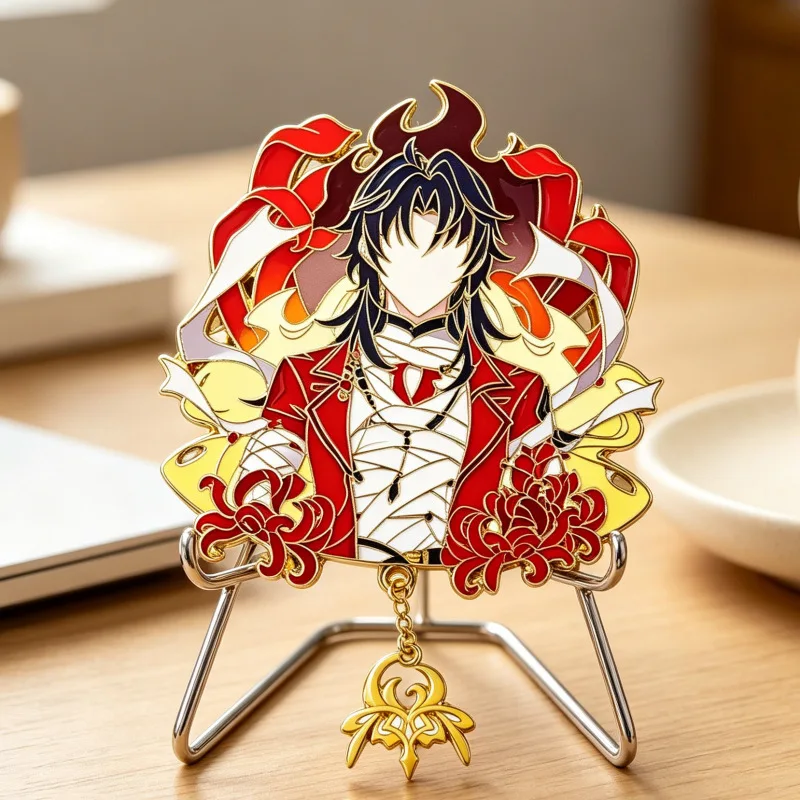 Honkai Star Rail Blade Metal Pendant Badge Desk Decor Bag Charm Fan Made Anime Game Merch Collectible Cosplay Accessory Gift