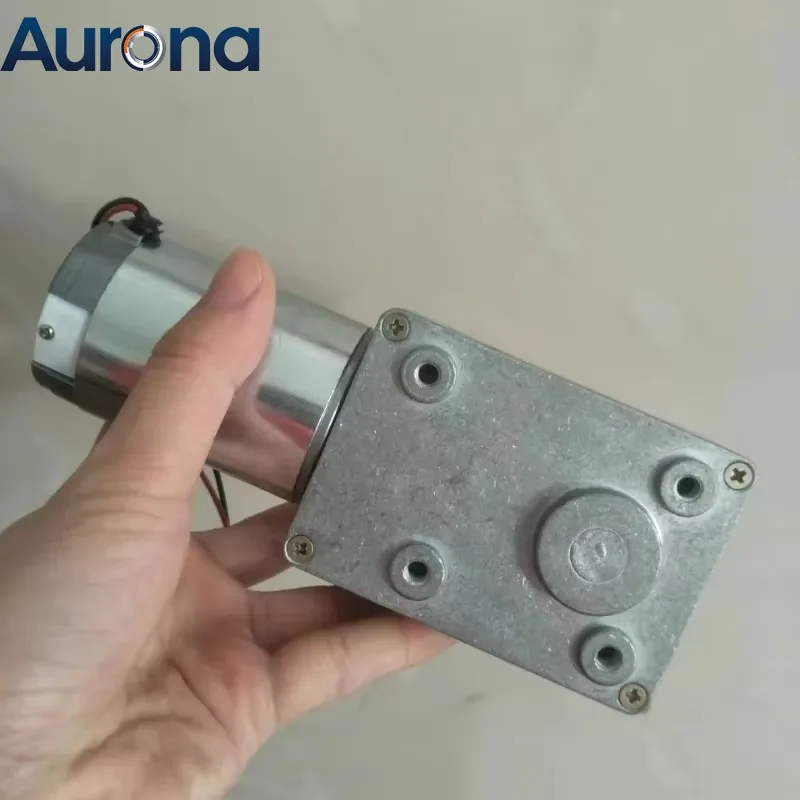 【Spare】600JSX-4468 7144 Square Turbo-Worm Gear Reduce Box Self-Lock 12V 24V Motor High Torque Speed 1/5/10/15/30/60/100RPM Singl
