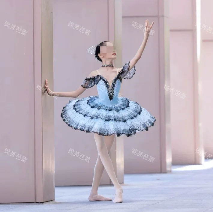 Kinder-Tanzparty Mädchen Ballett Puffrock TUTU-Rock Bühnenauftritt