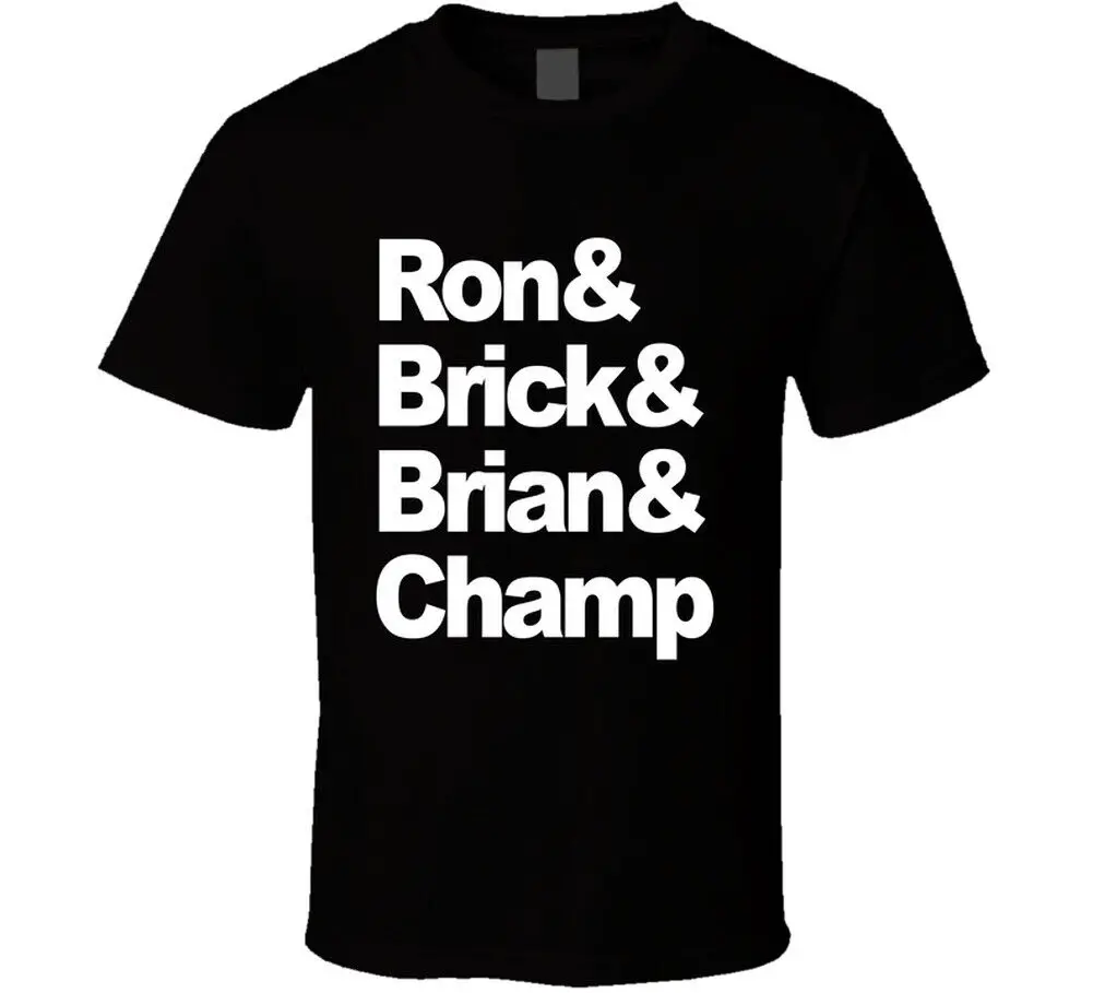Ron & Brick & Brian & Champ The Legend Of Ron Burgundy Movie Fan T S