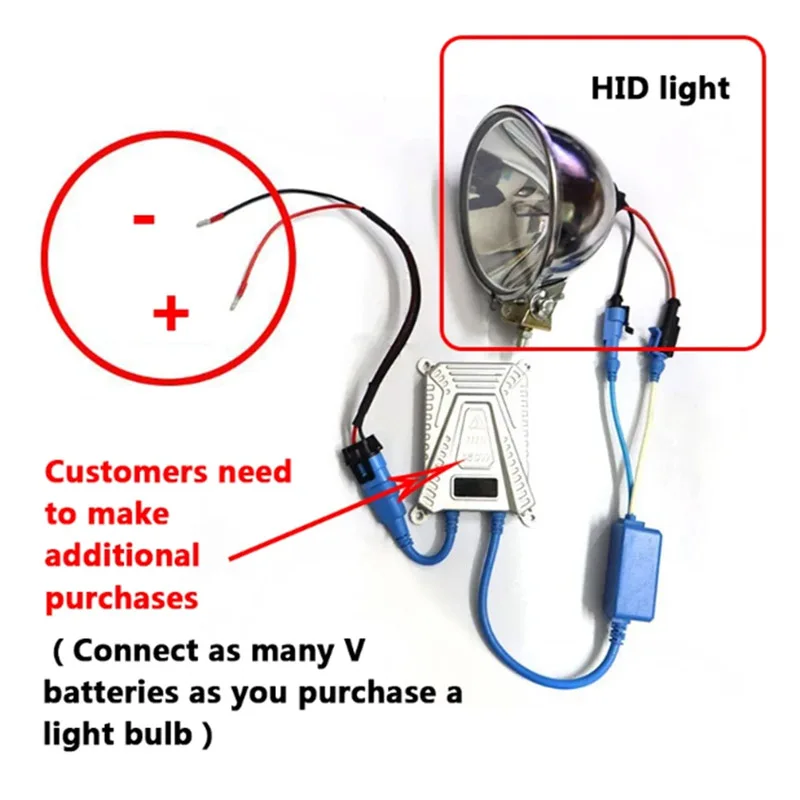 5''7'' HID Lights 12V 24V Long Range Spotlights Truck Observation Headlight Work Light Off road Roof Lights Marine Searchlights