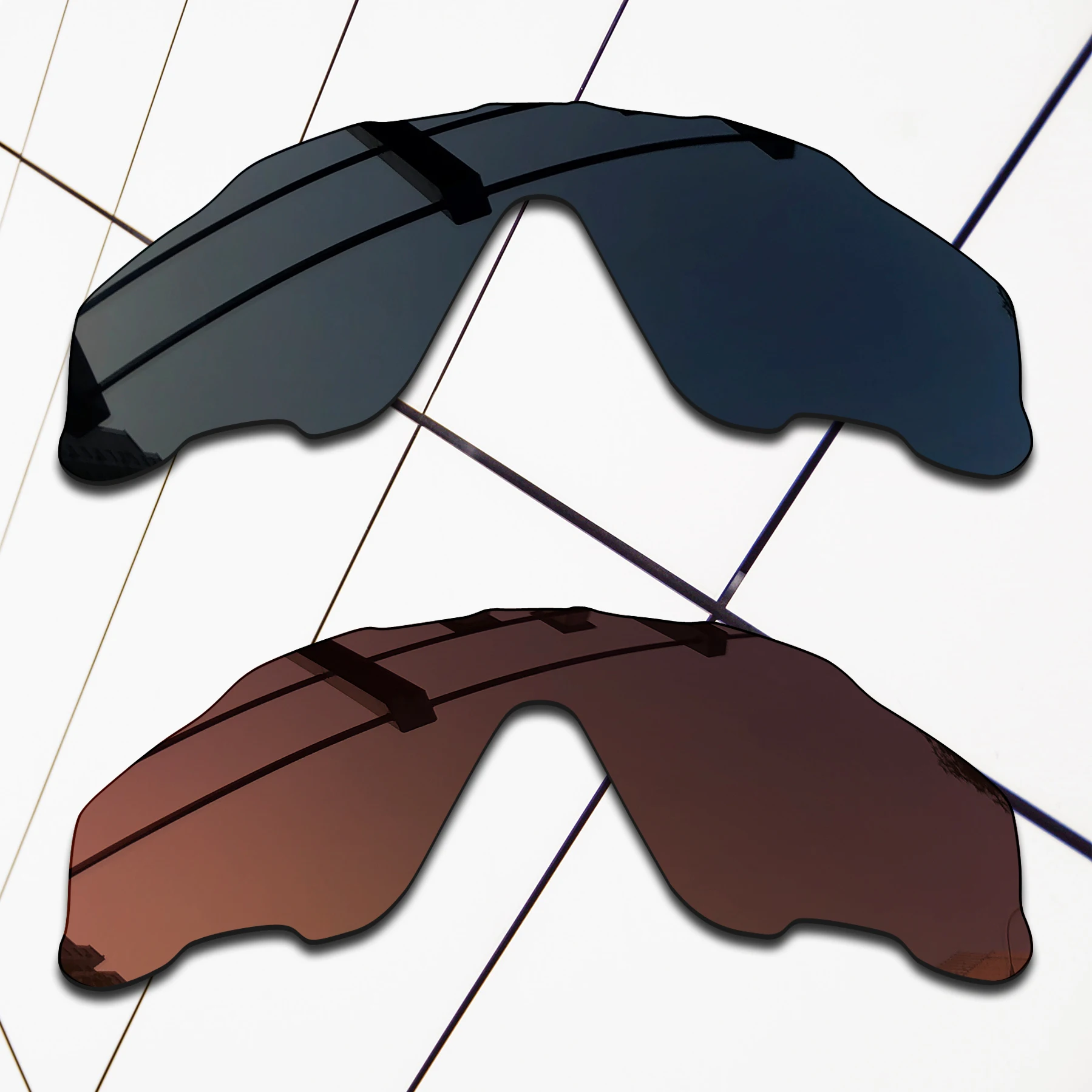 Groothandel E.O.S gepolariseerde vervangende lenzen voor Oakley Jawbreaker OO9290 - 31 mm |   Jawbreaker Asian Fit OO9270 zonnebril