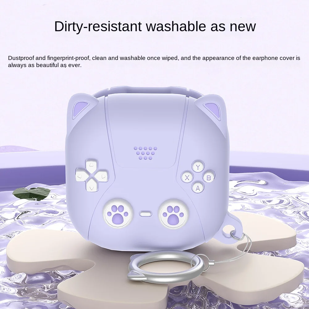 Funda para auriculares 3D, funda protectora de silicona con estilo de dibujos animados para consola de juegos, estilo para Galaxy buds live/2/pro/2 pro/FE