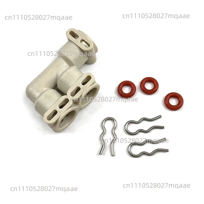 Suitable for coffee machine F-type three-way connector, quick plug plastic connector