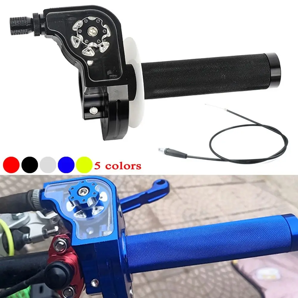 Universal CNC Aluminum Throttle 22mm M10*1.5 Twister Grips Handlebars Gas Control Quick Twist Motorcycle Rotary Throttle