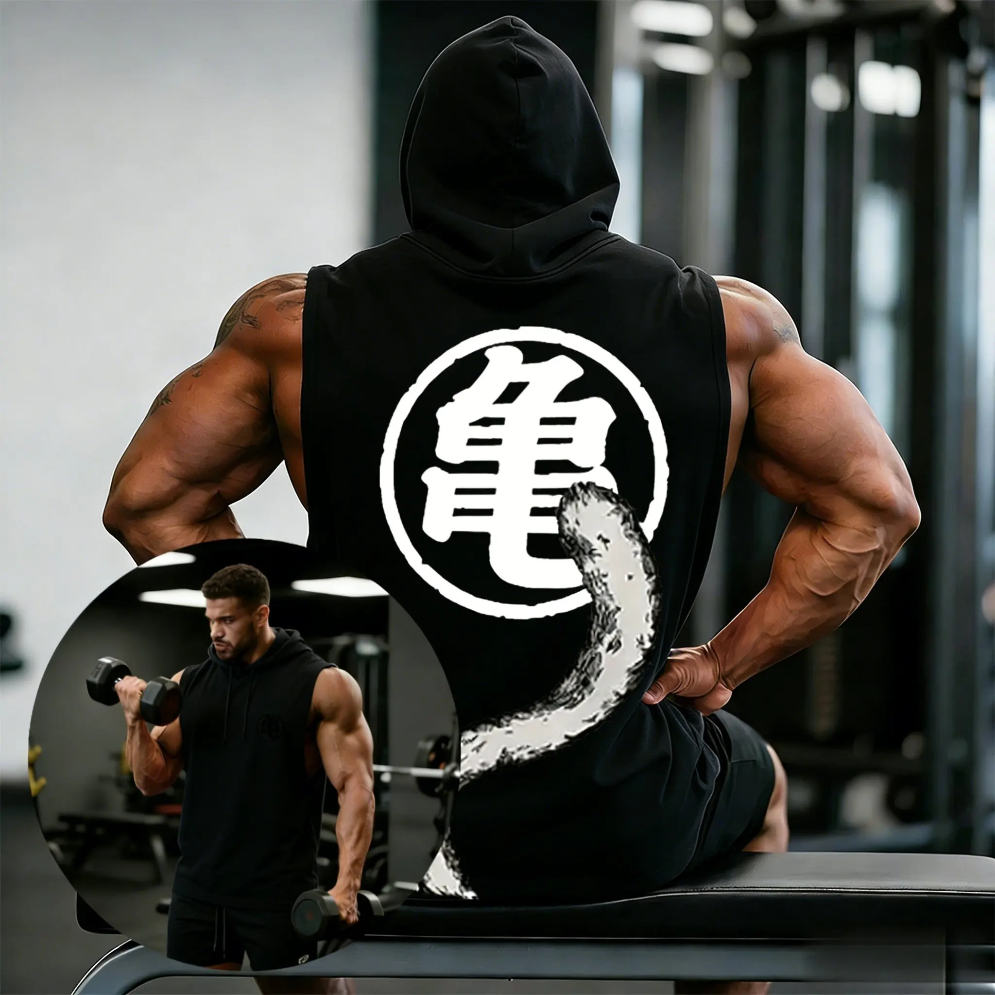2026 Dragon Ball Anime Gym Vest Man Tank Top Oversize Casual Hoodie Sleeveless T Shirt Streetwear Graphic Tee Summer Y2k Clothes view 5
