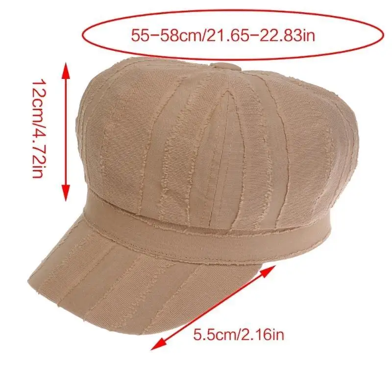 قبعة بيريه للفتيات 39BB لطيفة لرسام الثقافة الفرعية قبعة احتفالية للخريف والصيف #6