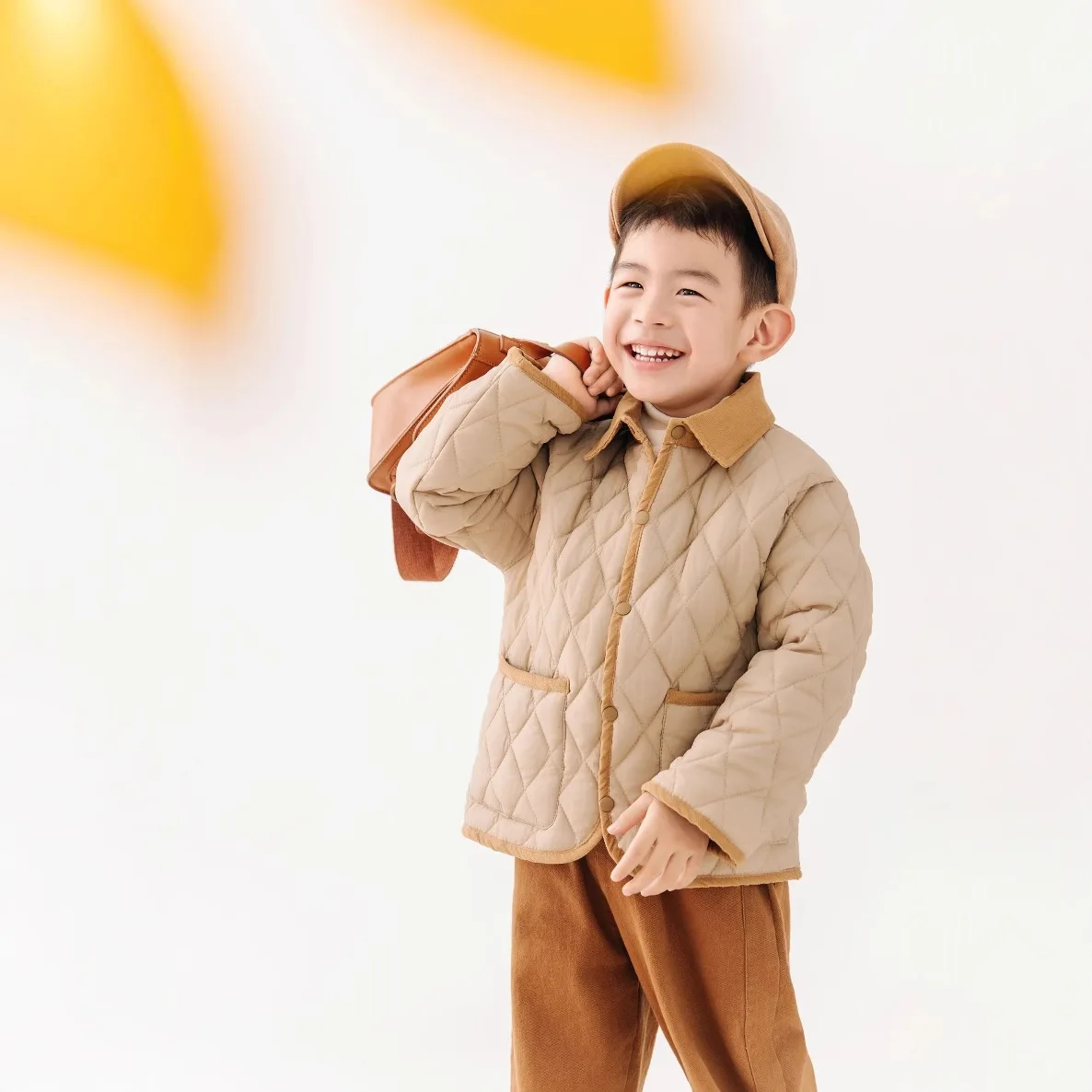 Autumn Kids Jacket Solid Color Keep Warm Baby Boys Jacket Hooded Zipper Boys Outerwear 1 2 3 4 5 Years Children's Clothing