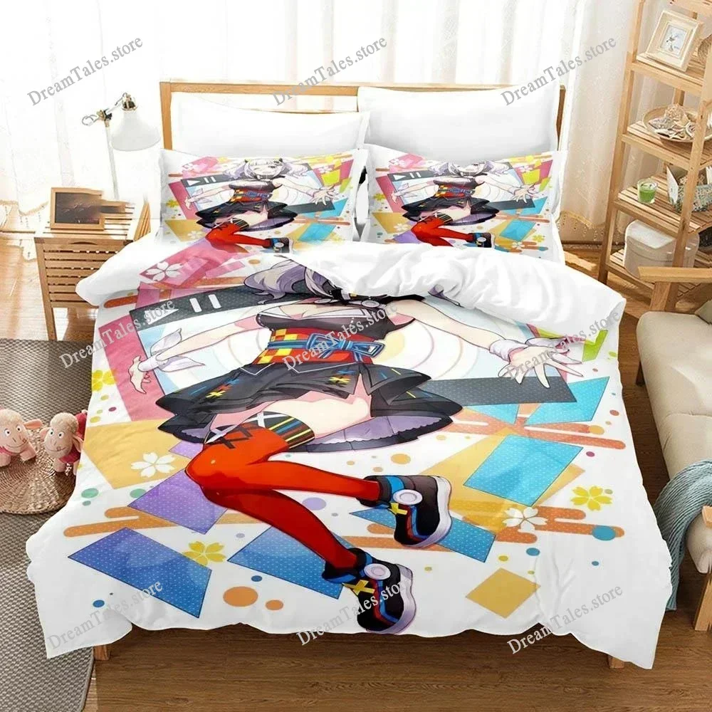 Nyubara Reona Raise A Suilen Bedding Set Single Twin Full Queen King Size Bed Set Aldult Kid Bedroom Duvetcover Sets Bed Sheet74