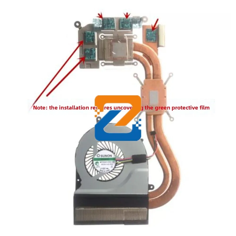 New Original CPU Cooling Fan with Heatsink for ASUS G58V G58VW G58VM N551V N551VW G551VM G551VW Radiator Fan MF75090V1-C332-S9A