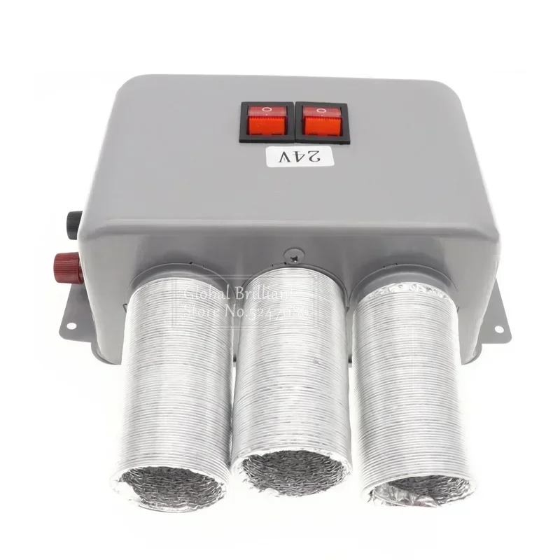 500W 12V 24V Portable Car Heater Defroster Demister Heater Universal Car Heater Electric Cooling Heating Fan For Cars Trucks