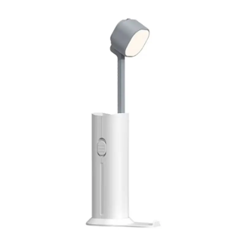 B29C-White Mini Power Bank With Portable Led Learning And Reading Small Table Lamp Suitable For Families